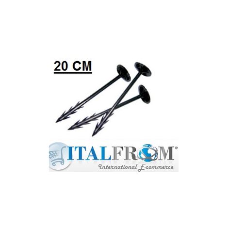 HaGa® Chiodi in PP con ancoraggio in plastica Tessuto per pacciamatura