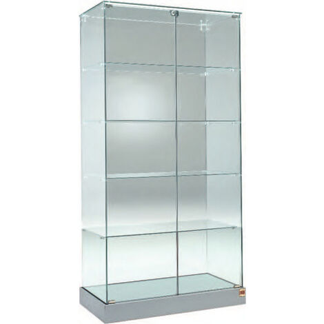 Vetrina Alta L93xP46xH180 cm Cristalli Temperati Ante Battenti (1/2)