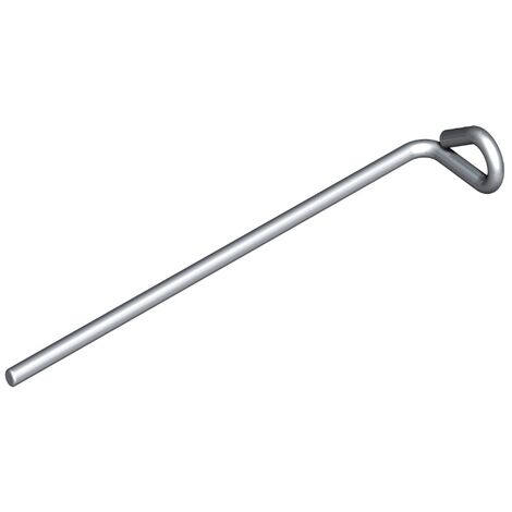Tondino ad Occhiello a 90  4 mm Lunghezza 25 cm - Confezione 10 Pezzi
