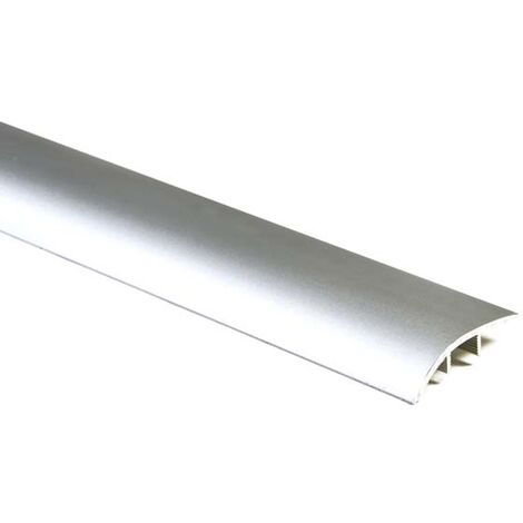 SOGLIA DI DISLIVELLO 9-12 mm - PROFILI DI FINITURA ARGENTO PER PAVIMENTI VEROLEGNO E LAMINATO Misure 45X12X900 MM
