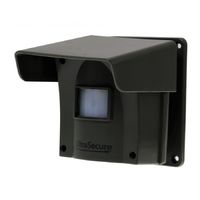 Protect 800 Driveway Alert with Outdoor Adjustable Siren & Flashing LED Receiver & New Pencil Beam Lens Cap [004-4190]