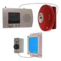 Warehouse Special Long Range (900 metre) Wireless 'S' Bell System & Universal Push Button [006-2810]