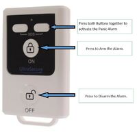 Battery Covert & Silent GSM UltraDIAL Alarm with 1 x UltraPIR - No SIM Card Thank You [007-2020]