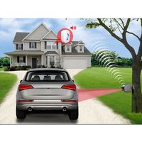 DA600 Wireless Garden & Driveway Alarm & 2 x Solar Powered Wi-fi Cameras [014-0460]