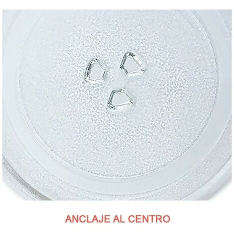 Recamania Plato Microondas Universal 255 mm de Diámetro