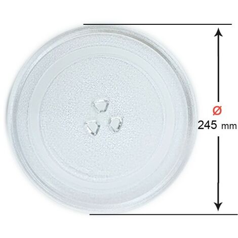 Recamania Plato para microondas diametro Ø 245mm Universal