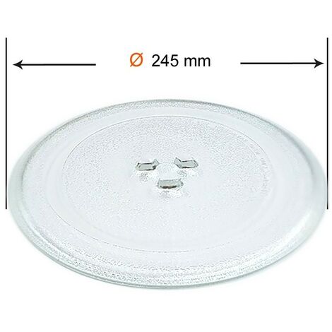 Recamania Plato para microondas diametro Ø 245mm Universal