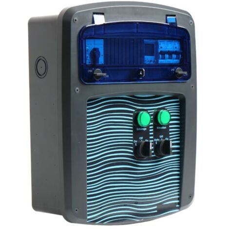 Coffret piscine pour filtration + éclairage + traitement de l'eau + pompe à chaleur NALTO