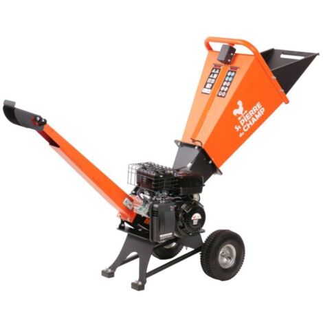 St Pierre Du Champ – Broyeur de végétaux thermique 212cc – Diamètre de coupe 60mm – Moteur 4.1KW pour nettoyage efficace – Roues gonflées tout-terrain
