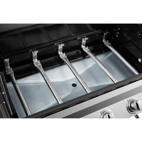 Barbecue à gaz 6 brûleurs – Surface de cuisson en fonte émaillée ...