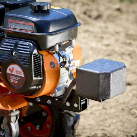 St Pierre Du Champ – Contrepoids avant 16Kg pour motoculteur – Améliore l'équilibre et l'attaque du sol – Compatible avec motoculteur 600608