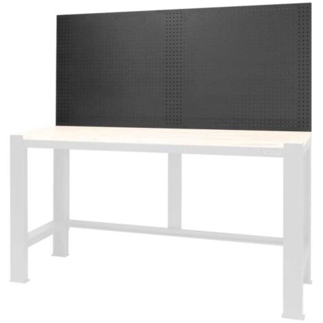 Panneau mural pour rangement d'outils 180x79cm – Acier avec revêtement polyuréthane – Charge maximale 50kg – Fixation murale facile – Feroce