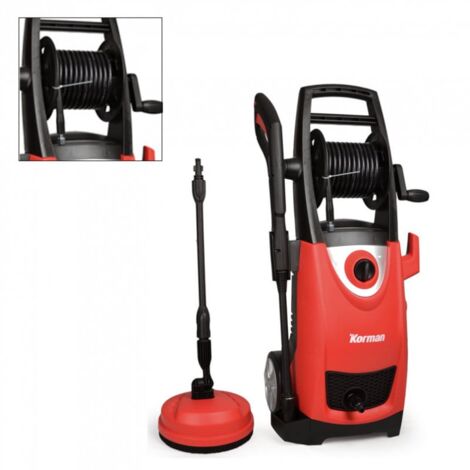 Nettoyeur haute pression électrique 2000W 150 Bar + enrouleur + lance + brosse (1/5)