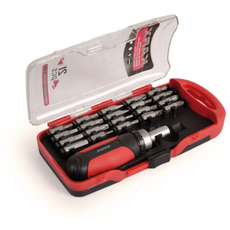 Coffret de vissage 21 pièces Cr-V (1/2)