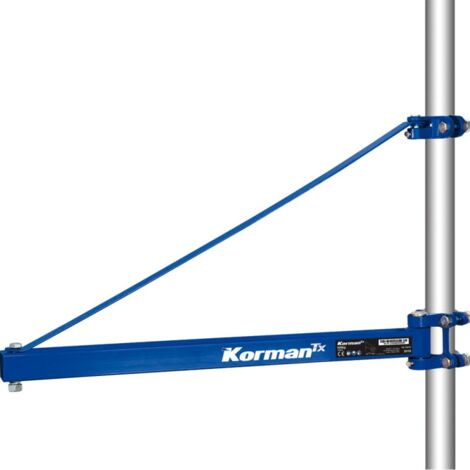 Support de palan électrique 600Kg – Longueur 750mm – Compatible tube 48mm – Installation facile pour levage charges lourdes – Korman