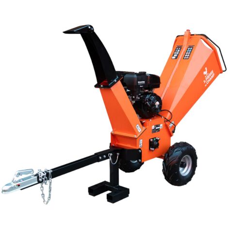 St Pierre Du Champ – Broyeur de végétaux thermique 420cc – Diamètre de coupe 120mm – Moteur 9KW pour coupes efficaces – Sécurité manque d'huile
