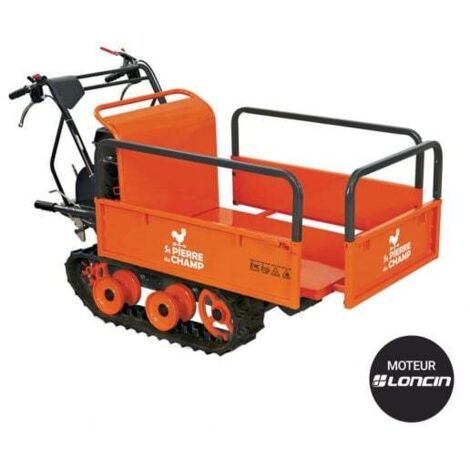 Brouette thermique essence 196cc, benne extensible, charge 300Kg ST PIERRE DU CHAMP
