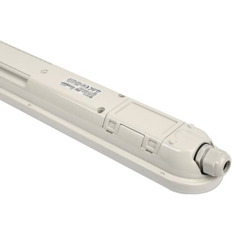Réglette LED Etanche Câblage Traversant 120cm 40W 4000K IP65 CREALYS