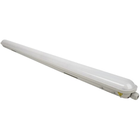 Réglette LED Etanche Câblage Traversant 120cm 40W 4000K IP65 CREALYS