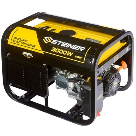 Groupe Electrogene Essence 208cc 3000W max STEINER