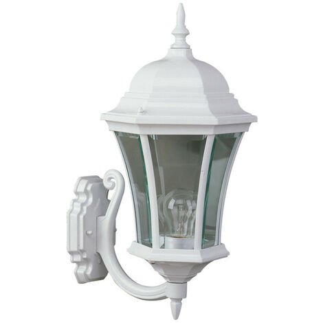 Applique Extérieure Montante 100W E27 Fonte Blanche ADELA (1/2)