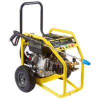 Steiner – Nettoyeur haute pression thermique 390cc 250 bar – Débit max 17 L/min – Flexible renforcé 10m – Pompe triplex laiton – Moteur 4T