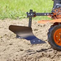 St Pierre Du Champ – Charrue à 1 soc pour motoculteur – Versoir 278mm – Profondeur de travail ajustable – Compatible sols sans pierre