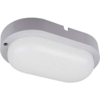 Hublot LED Extérieur Ovale 12W 4000K IP54 Gris CREALYS