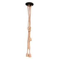 Suspension 4 Cordes en Lin 60W E27 120cm CREALYS