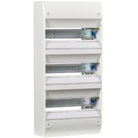 Coffret électrique nu 3 rangées 39 modules – Installation en saillie – IP30 – Température d'utilisation -5°C à +60°C – Nalto