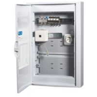 Coffret de communication avec 4 connecteurs RJ45 CAT6 – Prise DTI et répartiteur TV inclus – Pour câblage téléphonique et internet – Nalto