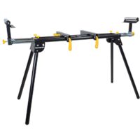 Steiner – Support stationnaire pour scie à onglet 150kg – Hauteur ajustable 90-100 cm – Extensions latérales avec servantes à rouleaux