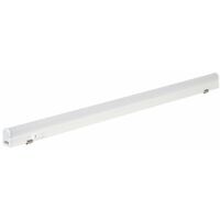 Crealys – Réglette LED 60cm 10W blanc neutre 4000K – IP20 – Interconnectable – Éclairage pour espaces restreints