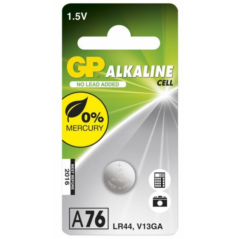 76A-C1 / LR44 / LR1154 / AG13 - Batteria Super Alcalina a Bottone (Blister  1 Pezzo)