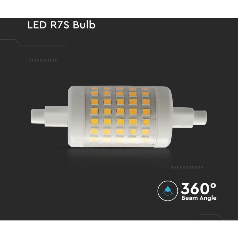 V-TAC SKU 2715 LAMPADINA LED R7S 7W 78MM 360 GRADI BIANCO FREDDO