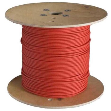 V-TAC Cavo Solare 6 mmq Unipolare Colore Rosso Bobina da 500 Metri