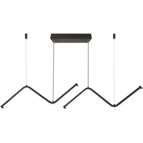 V-TAC Lampadario LED a Sospensione 12W dal Design Moderno Colore Nero Bianco Naturale (1/5)