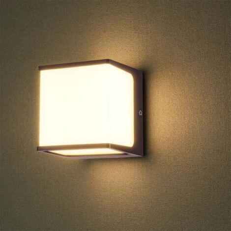 V-TAC Lampada LED da Muro a Lanterna 8W Classica Colore Marrone Bianco Naturale IP65