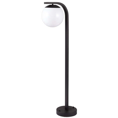 V-TAC Lampione LED Giardino Portalampada a Lanterna E27 Nero Opaco h: 105cm IP44