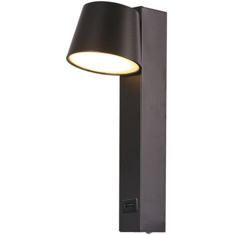 V-TAC Applique LED da Muro Cilindrica 8W Porta USB Fascio Orientabile Bianco Caldo (1/5)