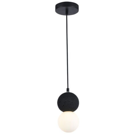 V-TAC Lampadario LED a Sfere con Attacco Faretto G91 (Max 40W) Colore Bianco Nero IP20 (1/5)