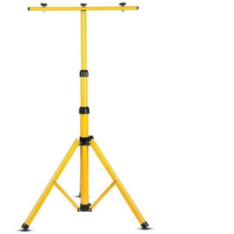 V-TAC Supporto Treppiede in Alluminio per Fari LED Colore Giallo