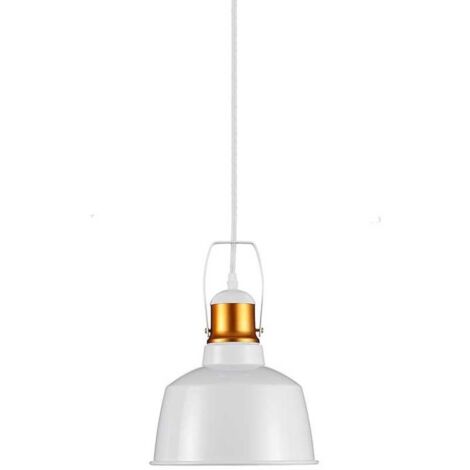 V-TAC VT-7422 Lampadario led portalampada E27 in metallo vintage Ф230mm Alluminio colore bianco sku 3729 (1/5)