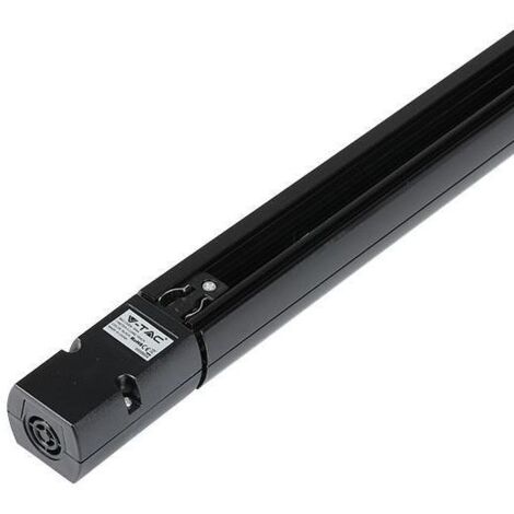 V-TAC Binario Trifase in Alluminio Lunghezza 2 metri Colore Nero