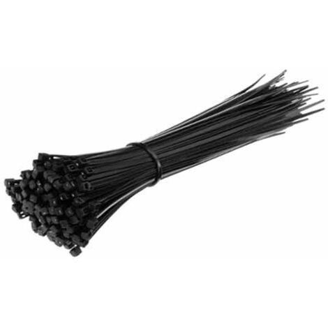 V-TAC CONFEZIONE DA 500 FASCETTE STRINGICAVO AUTOBLOCCANTI IN NYLON NERO 3,5 X 200 MM - SKU 11168