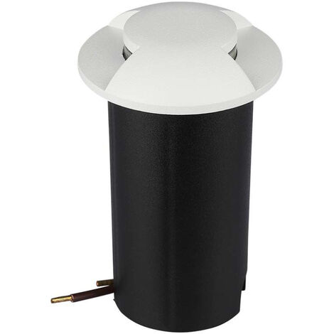 V-TAC Faretto LED Segnapasso da Interramento 1W Doppio Fascio 12V Bianco Freddo IP67