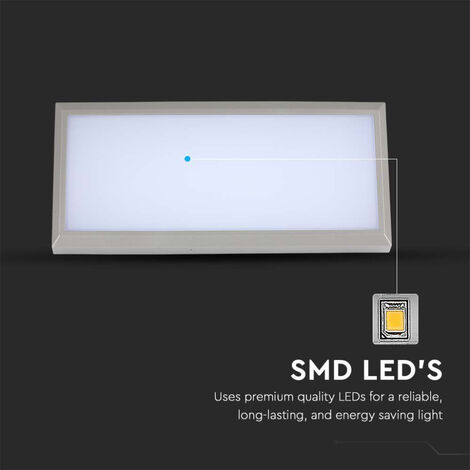 Acquista Lampada LED da Muro Angolare 12W Colore Nero 4000K IP65