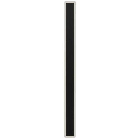 V-TAC VT-11117 Applique led da parete 17w lampada moderna da muro in alluminio rettangolare colore nero 3000k 130lm/w sku 6830