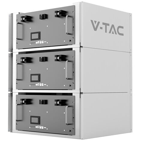 V-TAC Armadio Rack per Batterie di Accumulo 9.6kWh SKU 11523