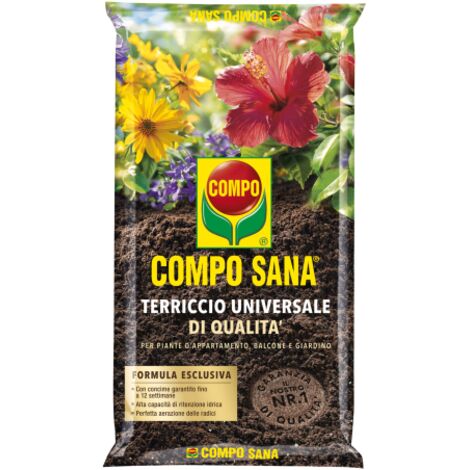 Compo SANA UNIVERSALE Terra Terriccio substarto concimato Turbo Radici 20 LT